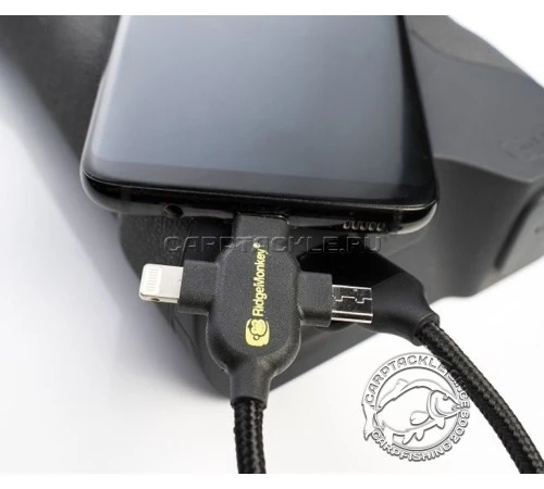 Кабель для зарядки Ridge Monkey Vault USB-A to Multi Out Cable